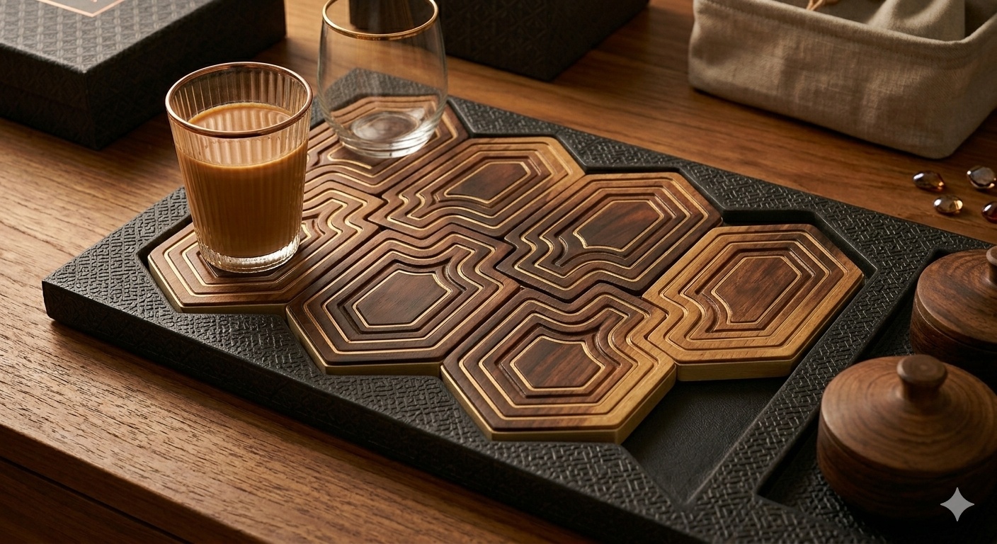 TRAY & COASTERS